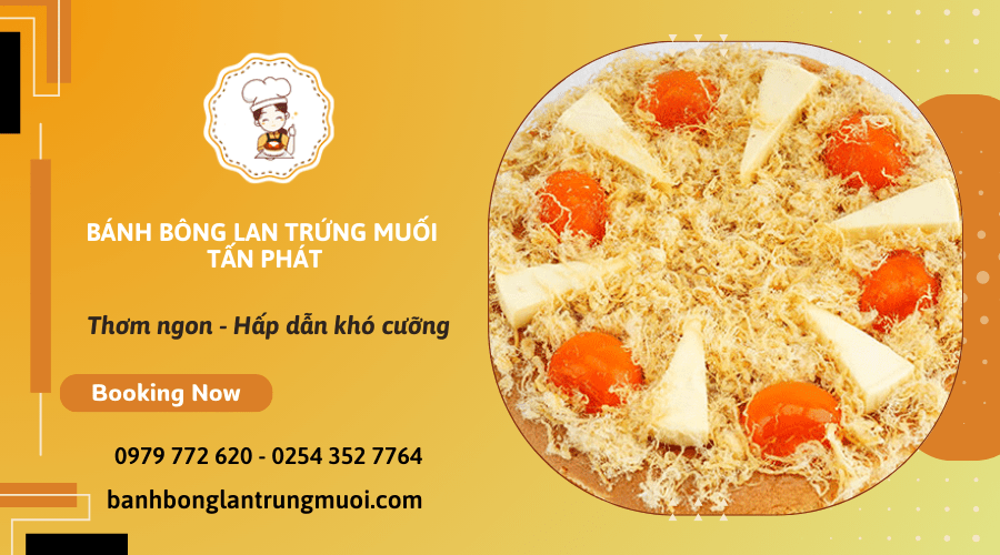 bánh bông lan trứng muối