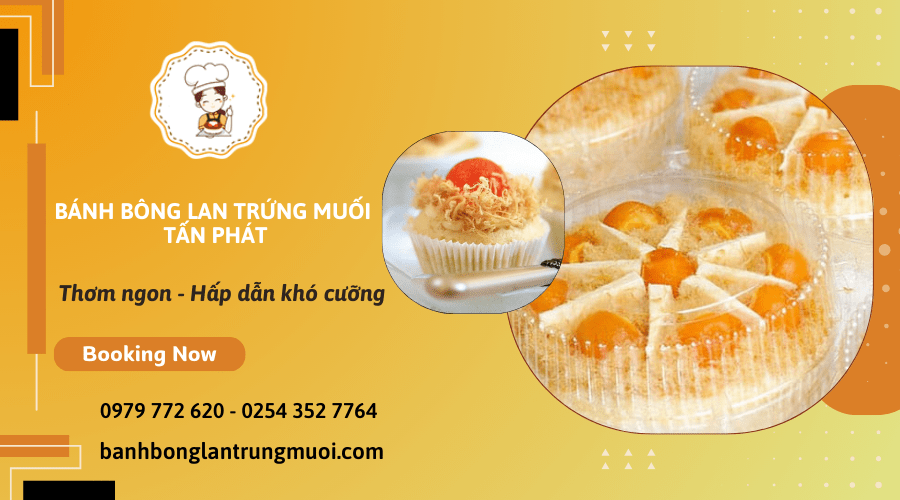 bánh bông lan trứng muối