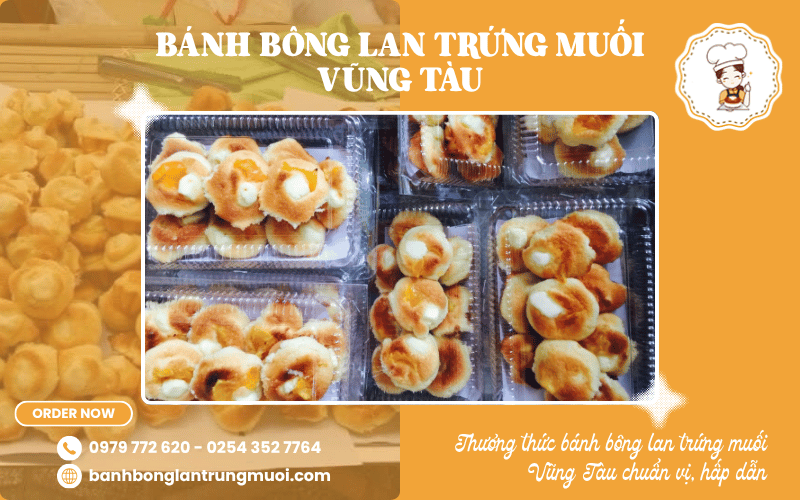 bánh bông lan trứng muối Vũng Tàu
