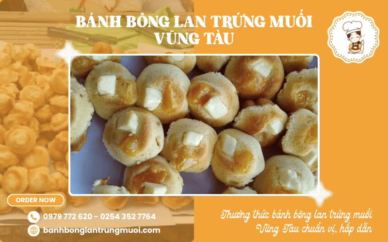 bánh bông lan trứng muối Vũng Tàu