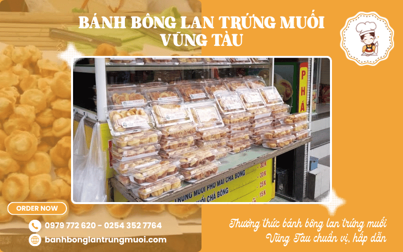 bánh bông lan trứng muối Vũng Tàu