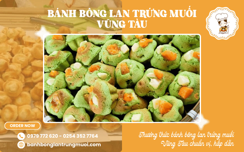 bánh bông lan trứng muối Vũng Tàu