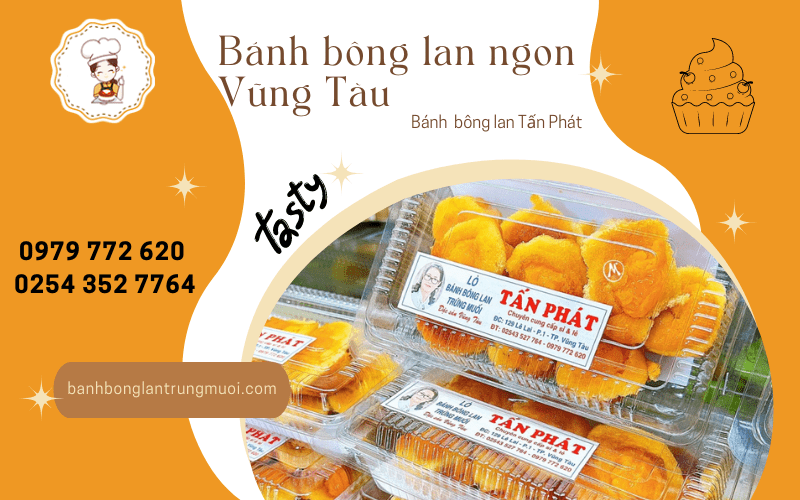 Bánh bông lan ngon ở Vũng Tàu