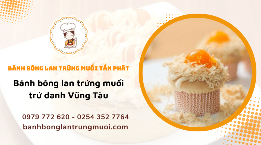 bánh bông lan trứng muối