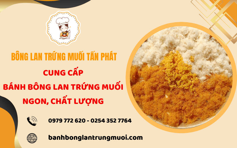 bánh bông lan trứng muối