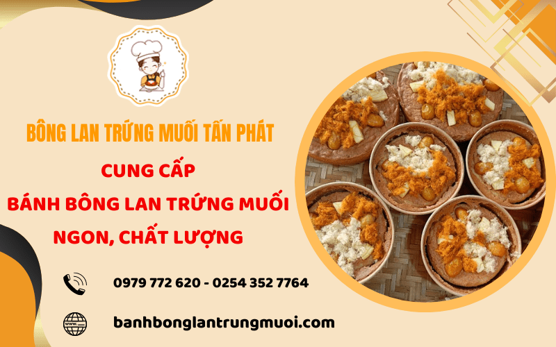 bánh bông lan trứng muối