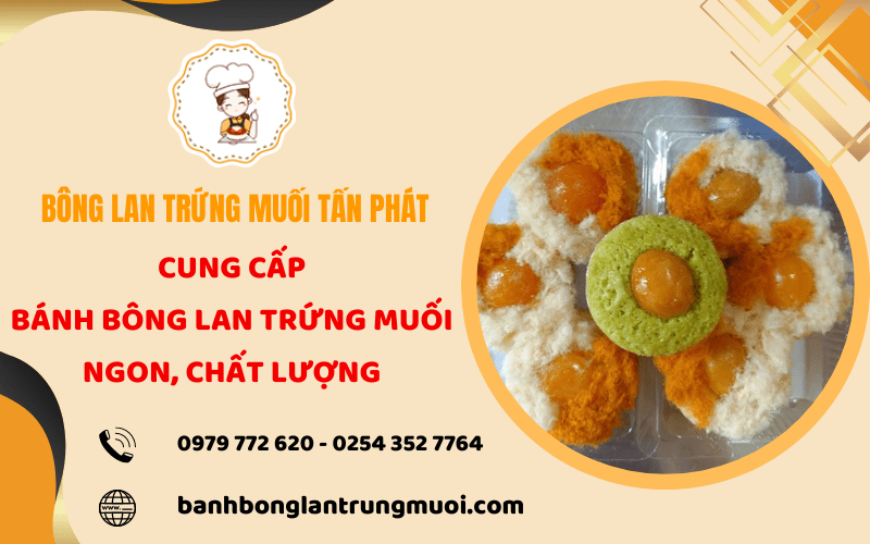 bánh bông lan trứng muối