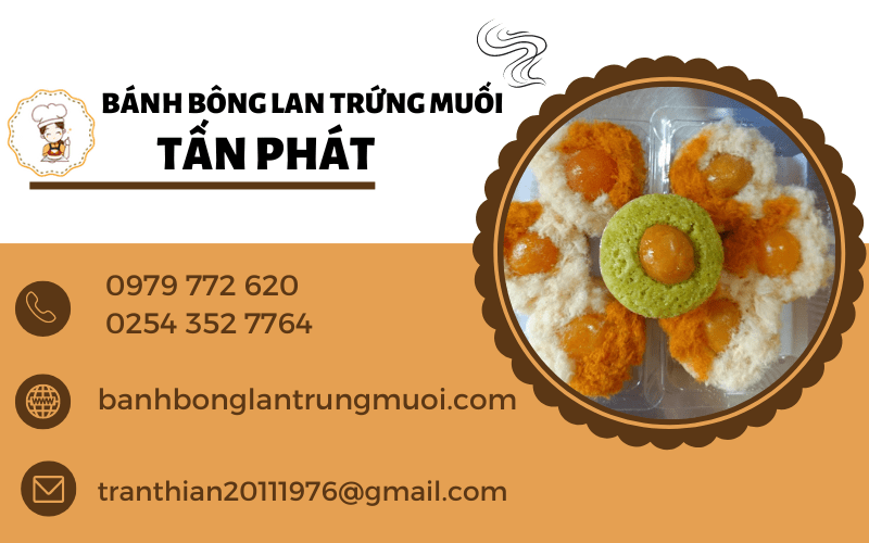 Bánh bông lan trứng muối